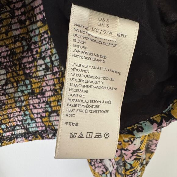 Free People Mabel Printed Floral Blouse Size Small - Picture 4 of 11